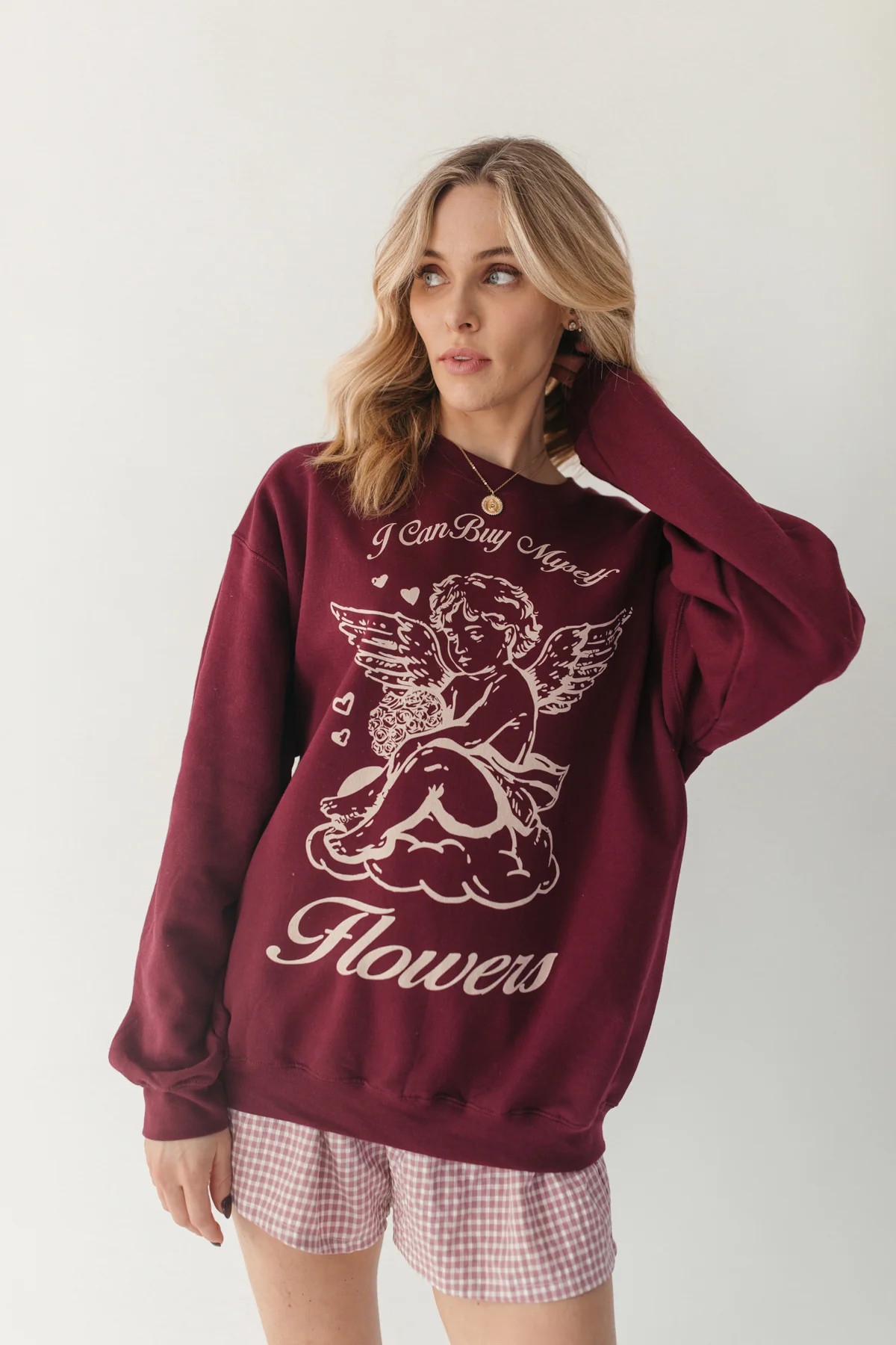 Flowers & Cupid Sweatshirt | The Post