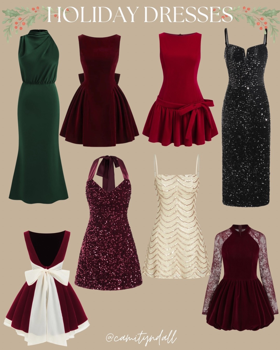 Your holiday dress edit ✨ Elegant velvet, festive reds, and sparkle for every celebration this season ❤️🎄

#LTKSeasonal #LTKFindsUnder100 #LTKHoliday