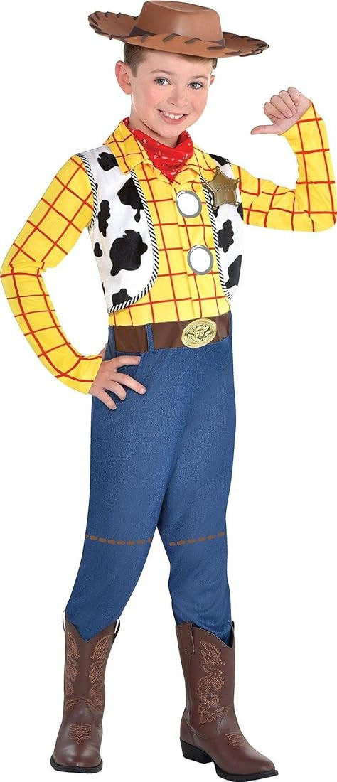Party City Toy Story Woody Halloween Costume for Toddler Boys, with Included Accessories | Amazon (US)