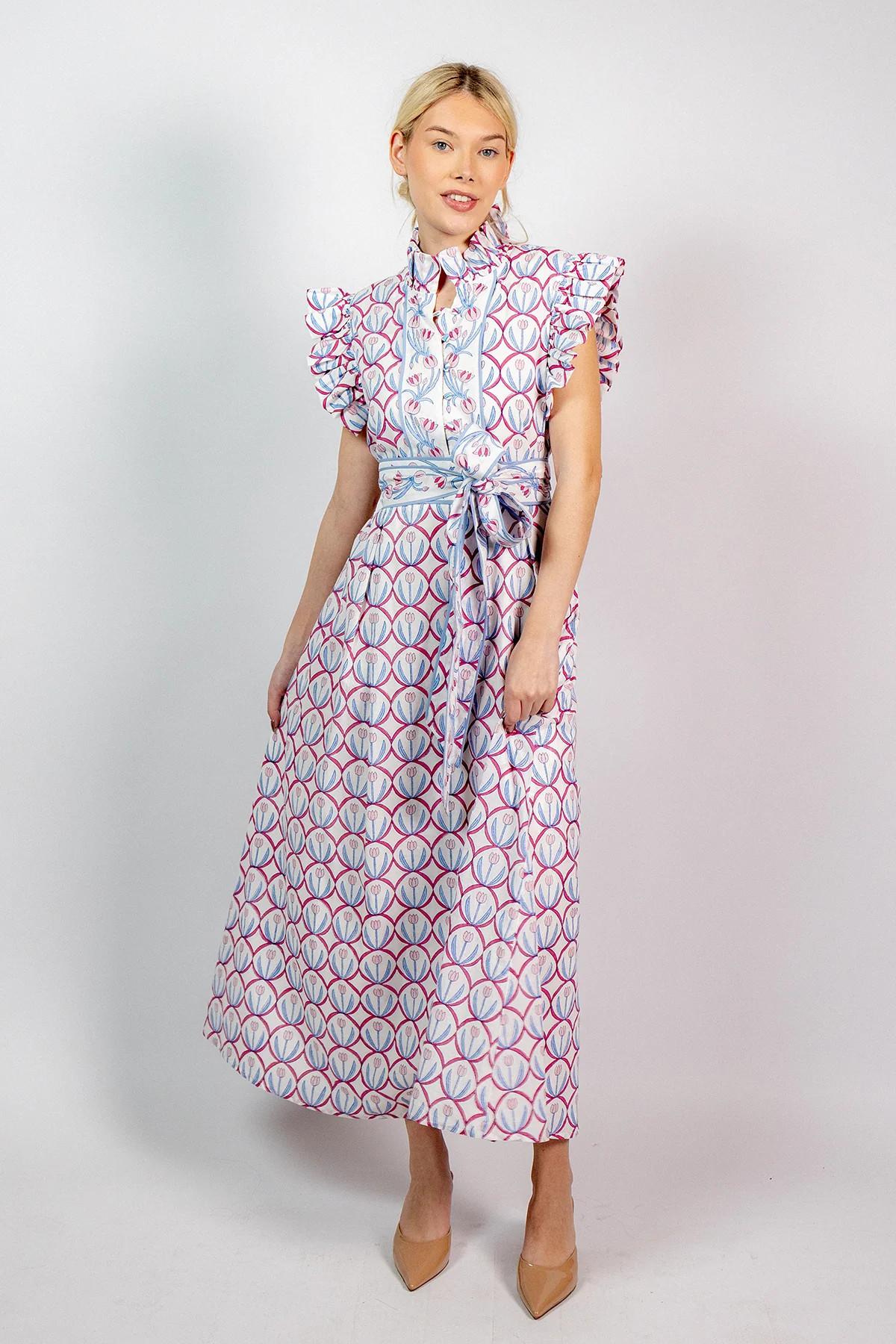 Fairfield | Pale Pink/Sky Tulip | SUE SARTOR