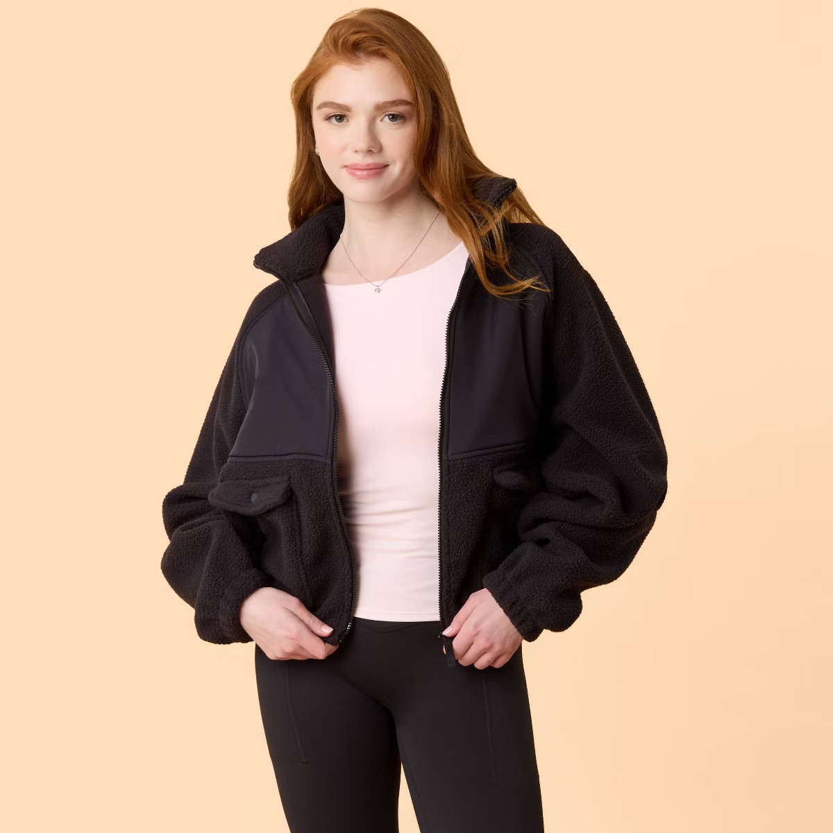 Blogilates Women's Bonfire Fleece Jacket | Target