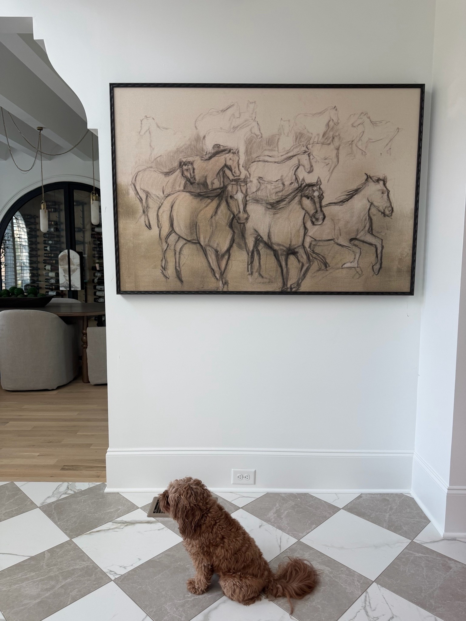 The beautiful artwork and our cute little Mickey Boy is the perfect combo