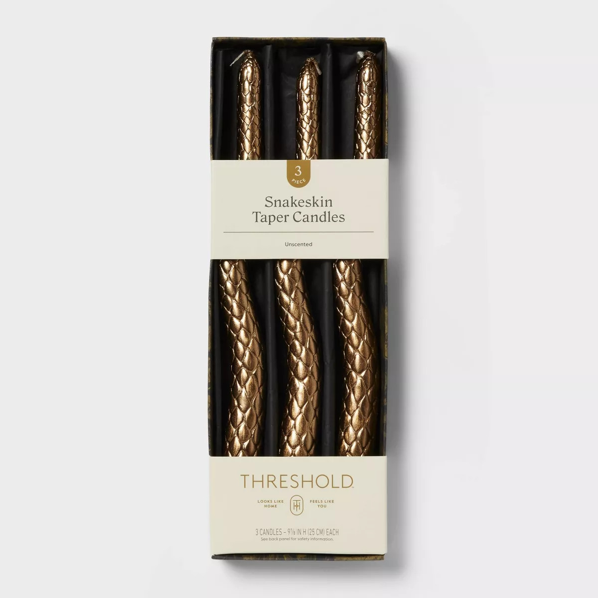 3pk Snake Taper Candle Set - Threshold™ | Target