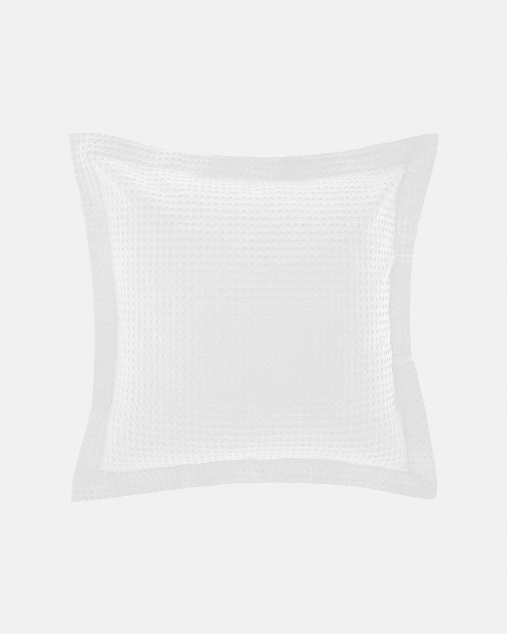 Linen House - Deluxe Waffle European Pillowcase - Home (White) Deluxe Waffle European Pillowcase | THE ICONIC (AU & NZ)