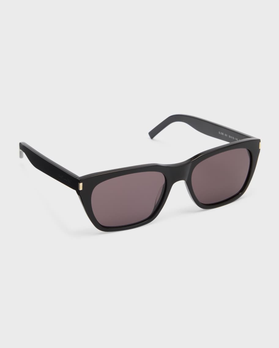 Saint Laurent Men's SL 5980 Acetate Rectangle Sunglasses | Neiman Marcus