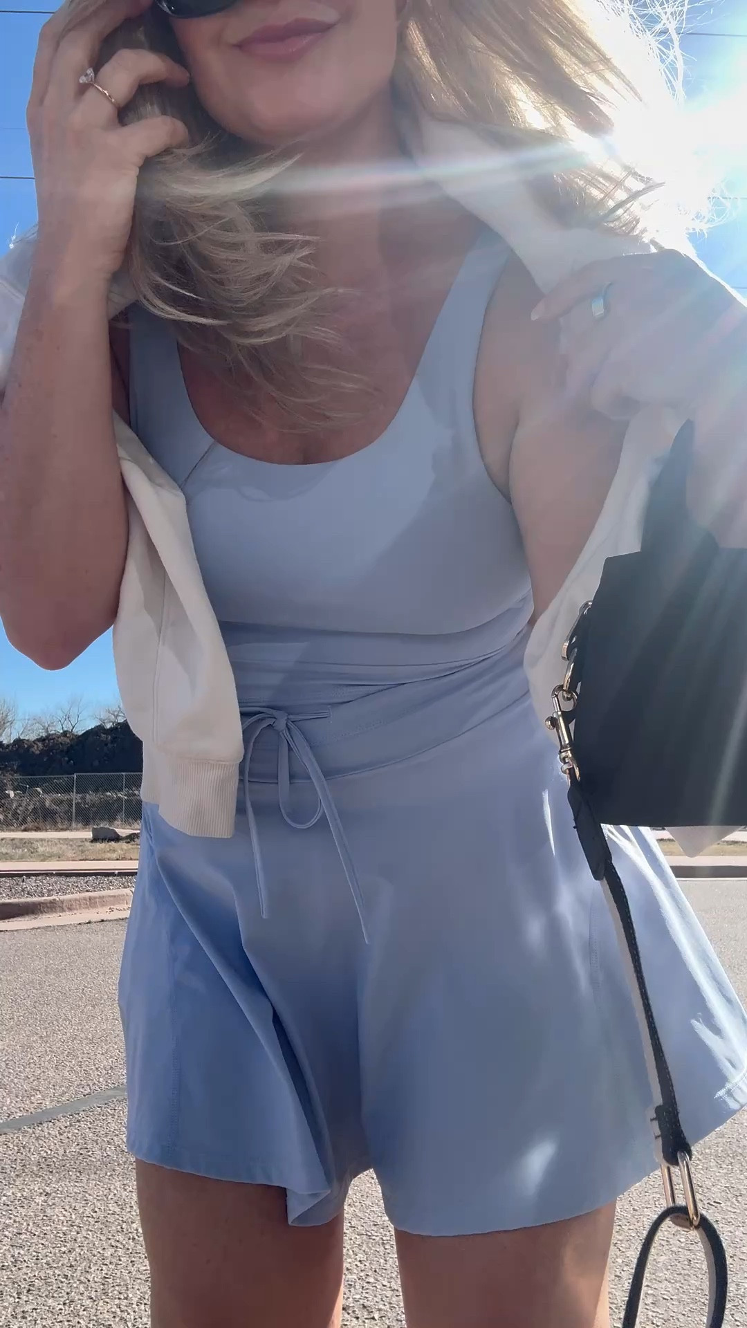 Blue skies ahead in this tie waist tennis dress. Has built in shorts and is TTS. I'm wearing a M.

Tennis dress. Tie waist tennis dress. Spring outfit. Elevated casual. Adidas. Mini bag

Follow my LTK @EmilyAnneGardner on the @shop.LTK app to view this post and get my exclusive app-only content!

#liketkit #LTKootd #LTKgrwm #LTKActive

https://liketk.it/60O9V

#LTKgrwm #LTKdayinmylife #LTKActive