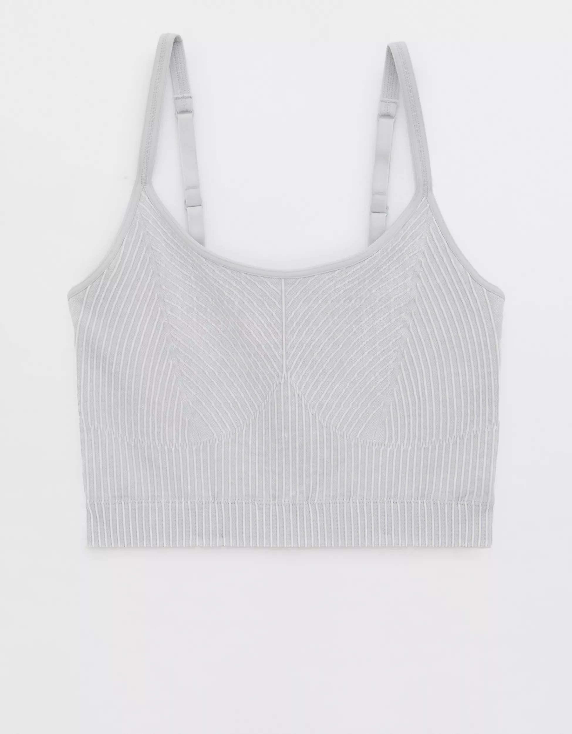 Superchill Seamless Ribbed Bra Top | Aerie