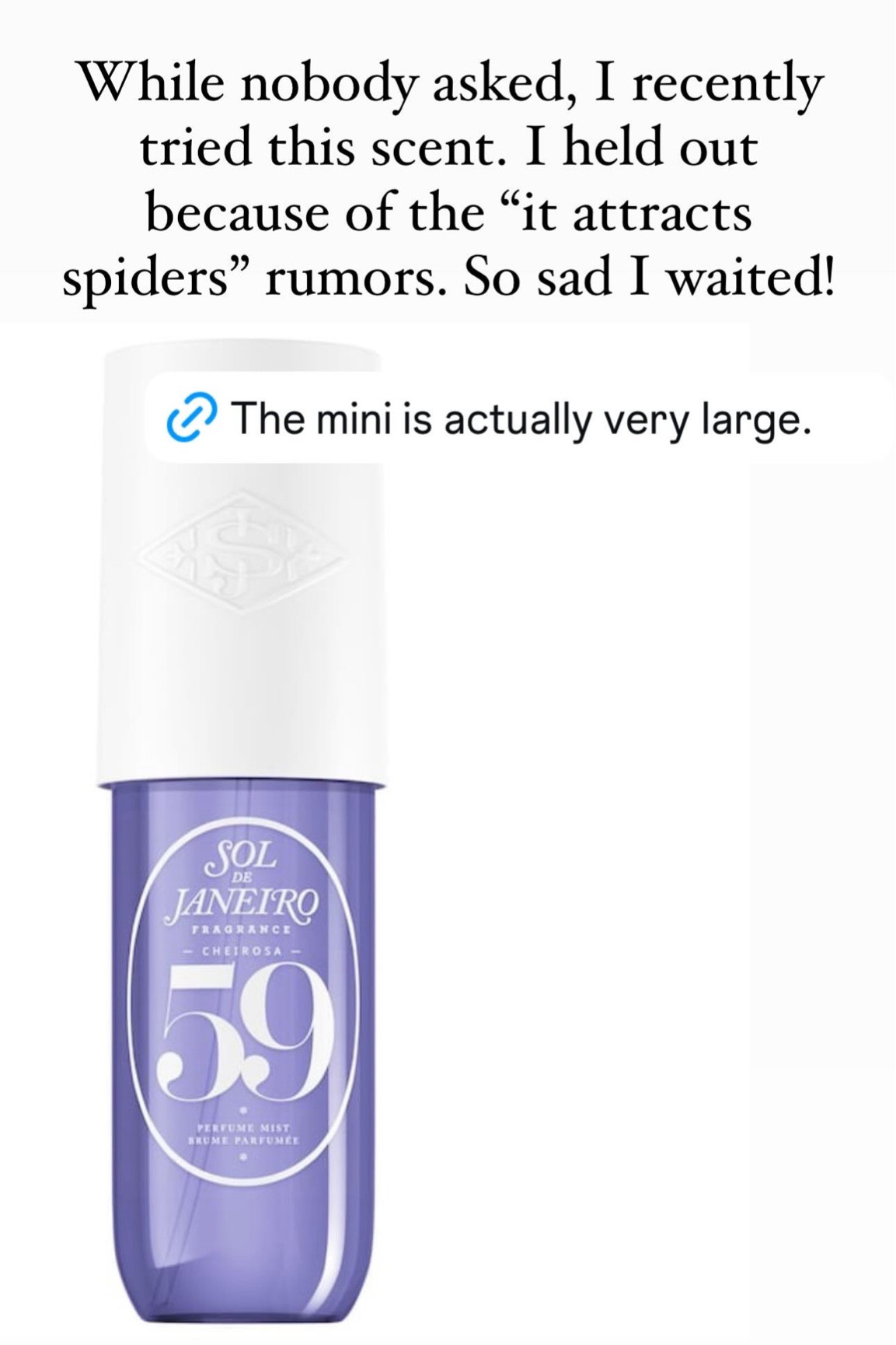 A warm, spiced scent of vanilla and sandalwood. So sad it took me so long to try this! It’s delightful and easy to wear. The mini is quite generously sized  

#LTKGiftGuide #LTKFindsUnder50