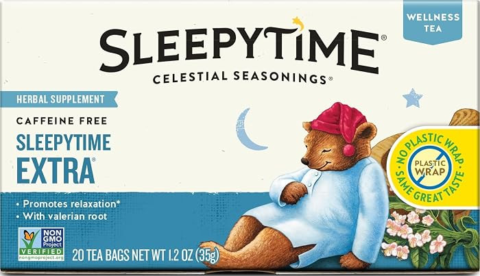 Celestial Seasonings Sleepytime Extra Herbal Tea, 20 Tea Bags Box | Amazon (US)