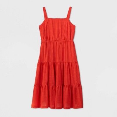 Women's Plus Size Sleeveless Tiered Sundress - Ava & Viv™ | Target