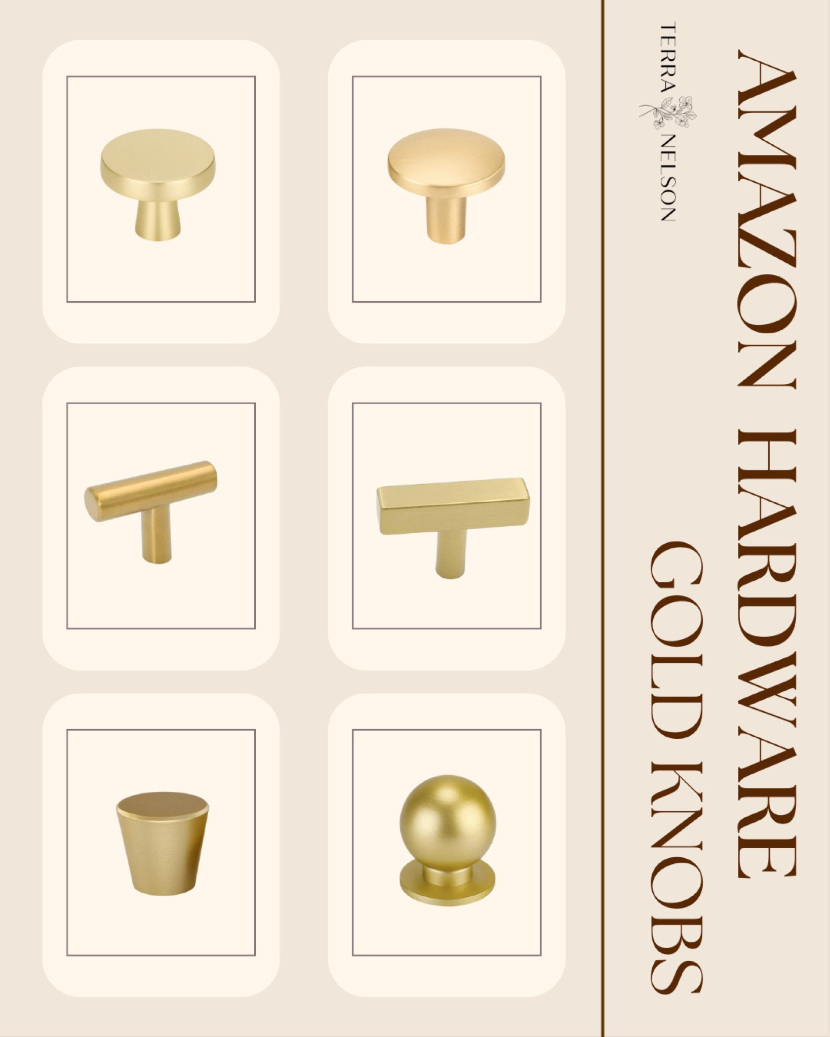 Gold drawer knobs from Amazon!

#LTKstyletip #LTKhome #LTKFind