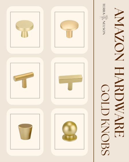 Gold drawer knobs from Amazon!

#LTKstyletip #LTKhome #LTKFind