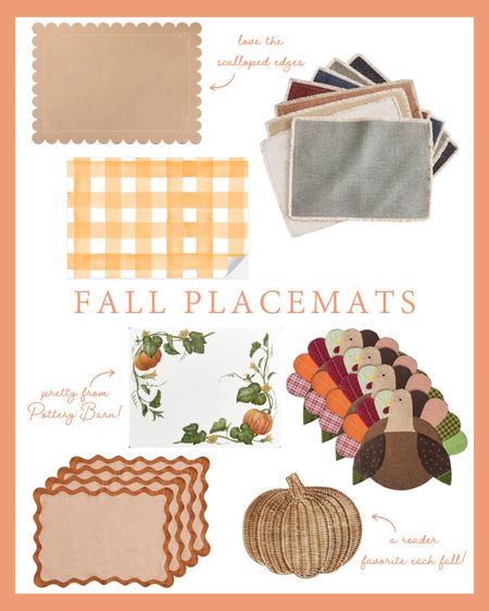 Fall placemats!

#LTKunder100 #LTKunder50 #LTKSeasonal