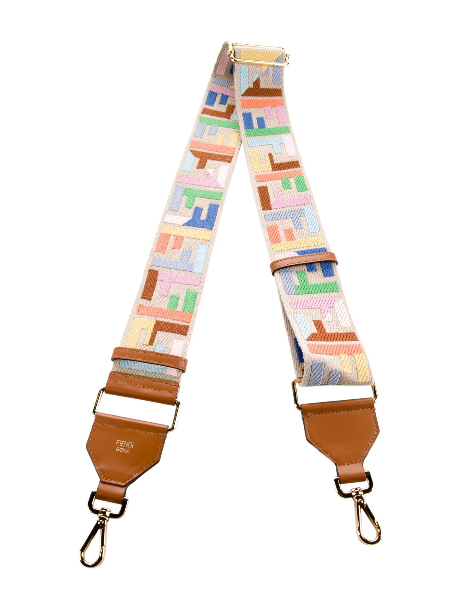 Zucca FF Logo Bag Strap | The RealReal