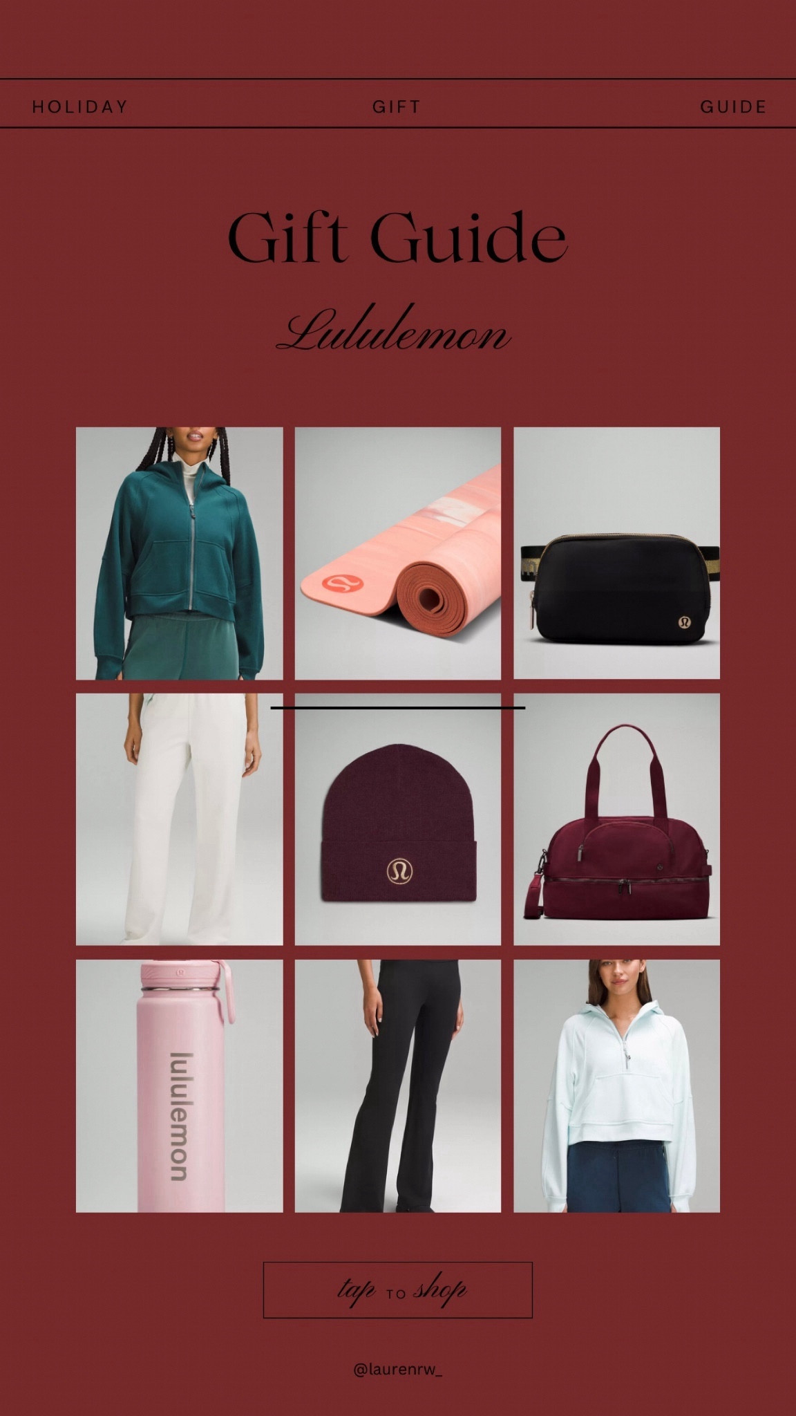 LULULEMON GIFT GUIDE 🎁

Lulu, gift guide, fitness, lounge, Christmas
gifts for herr
 

#LTKHoliday #LTKSeasonal #LTKGiftGuide