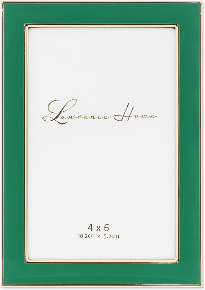 Lawrence Frames Metal Frame, Polished Enamel, Green, 4x6 | Amazon (US)