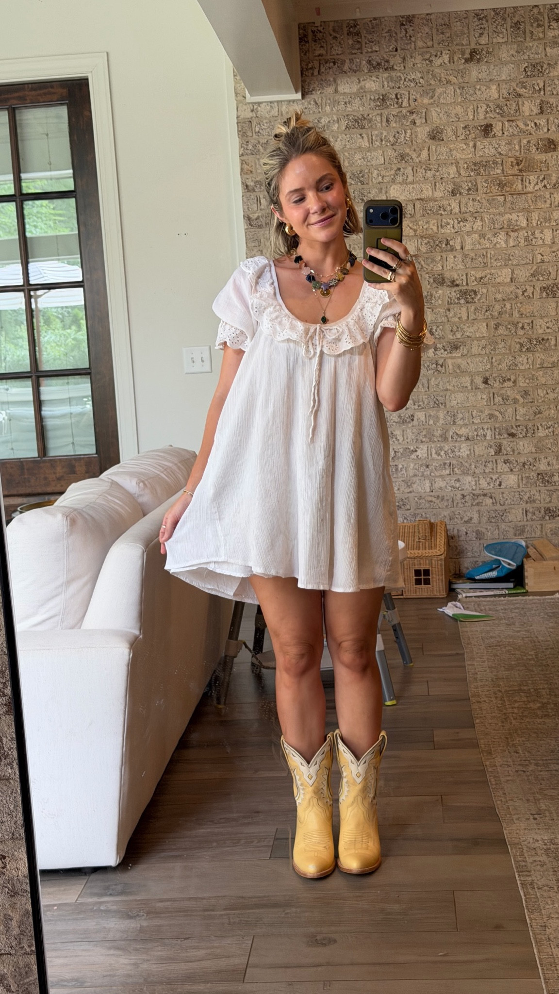 The perfect white baby doll dress

#LTKootd #LTKgrwm