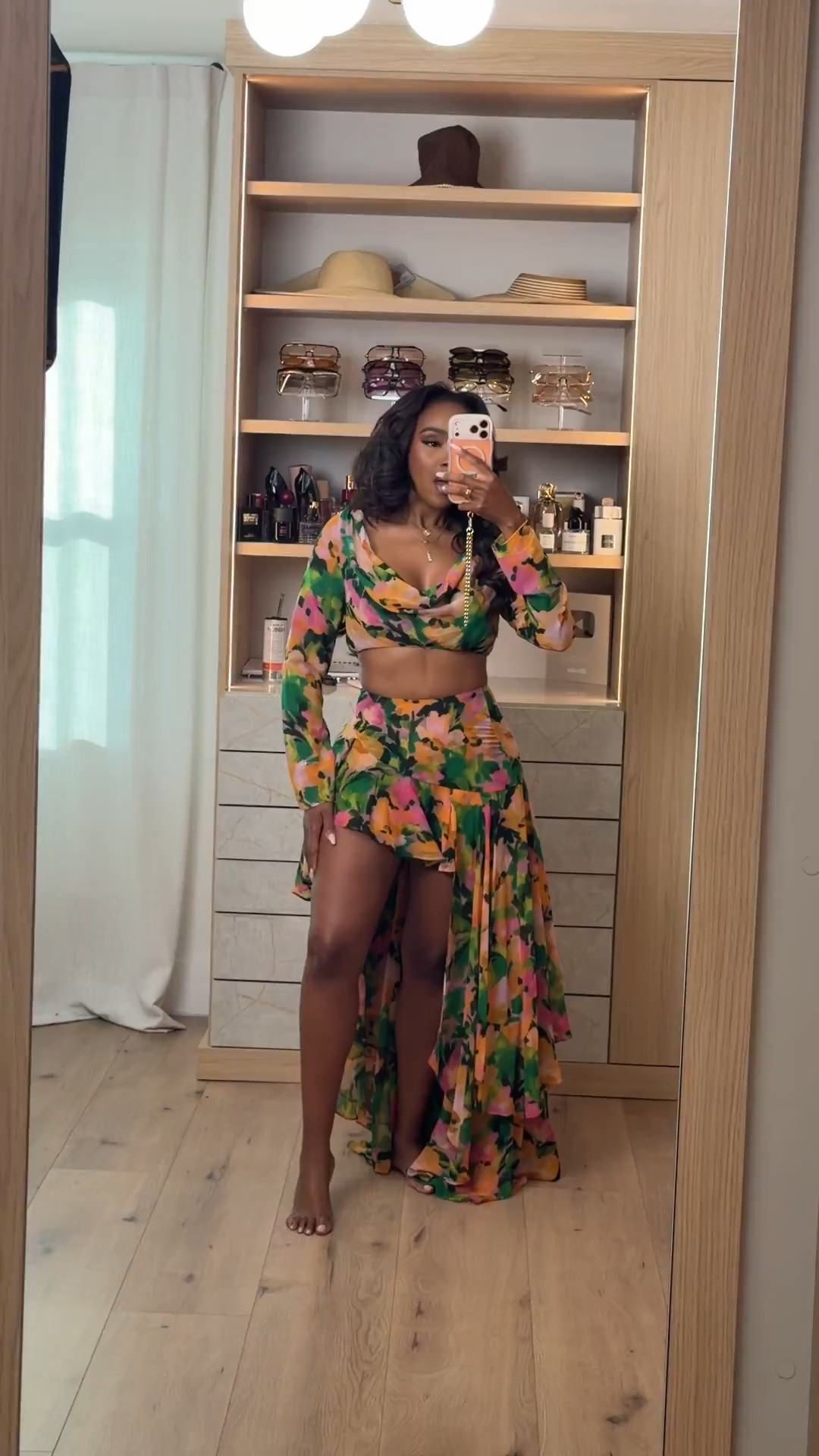 Hi babes! 🌺

This tropical set is such a vacation dream. I’m obsessed with the vibrant colors, dramatic flowy skirt detail, and the way this entire look feels so bold and feminine at the same time. The high slit and cropped top make it feel extra elevated while still being lightweight and effortless for warm weather.

Perfect for:
Tropical vacations
Beach dinners
Resort nights
Birthday trips
Poolside lunches
Summer events

📏 Measurements:
5’4” | 140 lbs | 36D | 27” waist | 40” hips
Wearing size Small

Everything is linked below ✨

xx Kira | IG: KirasFashionFinds

#LTKgrwm #LTKootd #LTKvlog