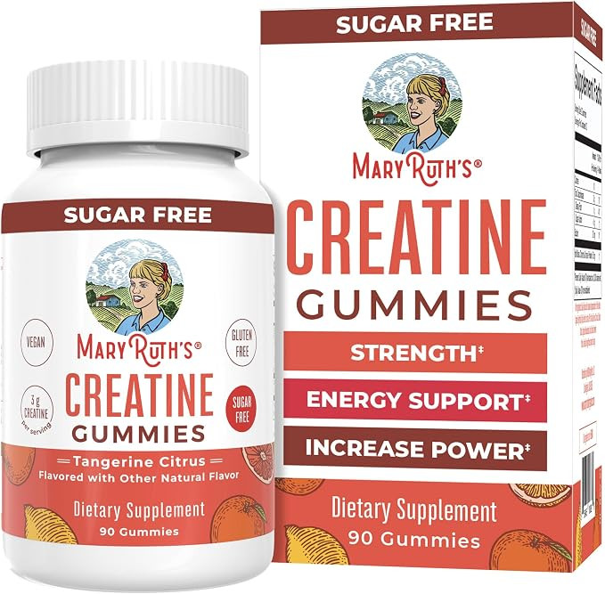 MaryRuth's Creatine Gummies | Creatine Monohydrate Gummies | 3g Creatine Per Serving | Creatine f... | Amazon (US)