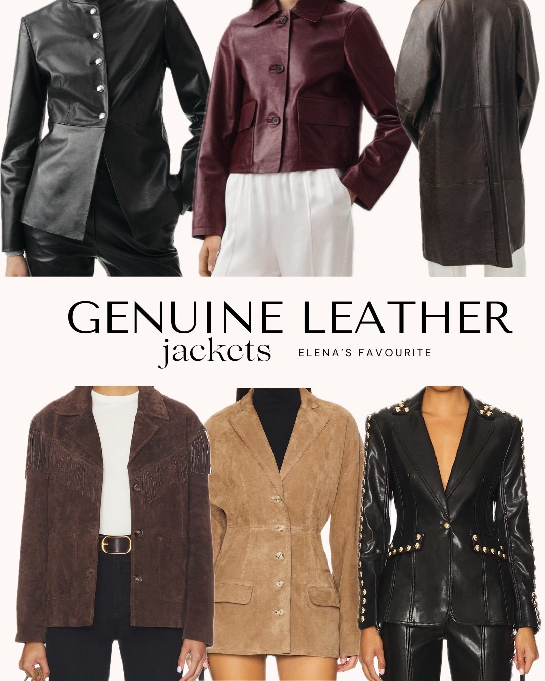 Few things are as powerful in your wardrobe as the perfect leather jacket. It’s an instant attitude adjuster—the piece that pulls any outfit together and makes you feel undeniably cool.

But finding the right cut and quality is everything. That’s why I’ve done the work for you 🦋  Tap the to shop my entire leather jacket edit 🍂✨

#LTKeurope #LTKautumn #LTKitalia