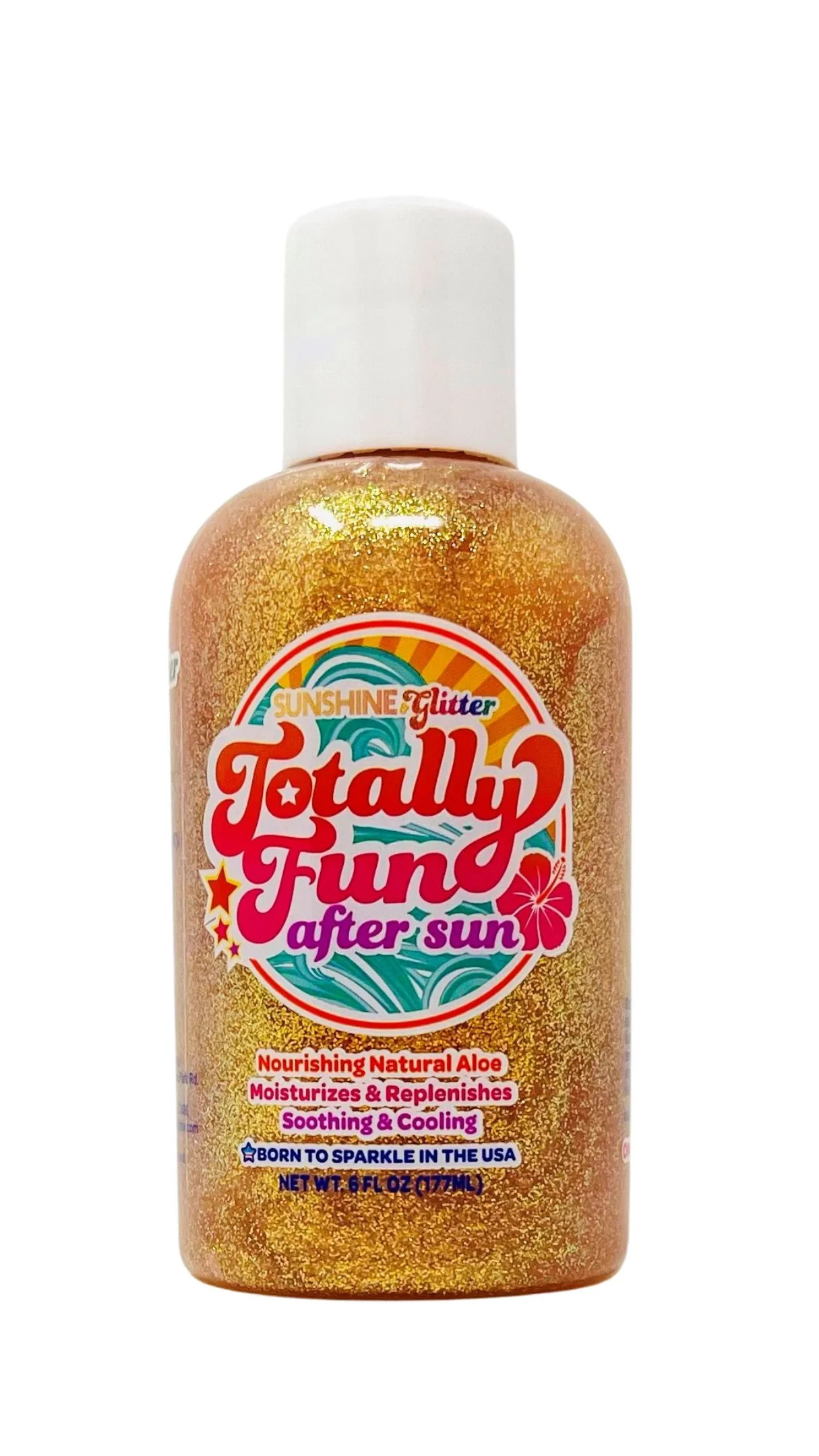 Totally Fun Biodegradable Glitter After Sun 6 oz. | Sunshine & Glitter