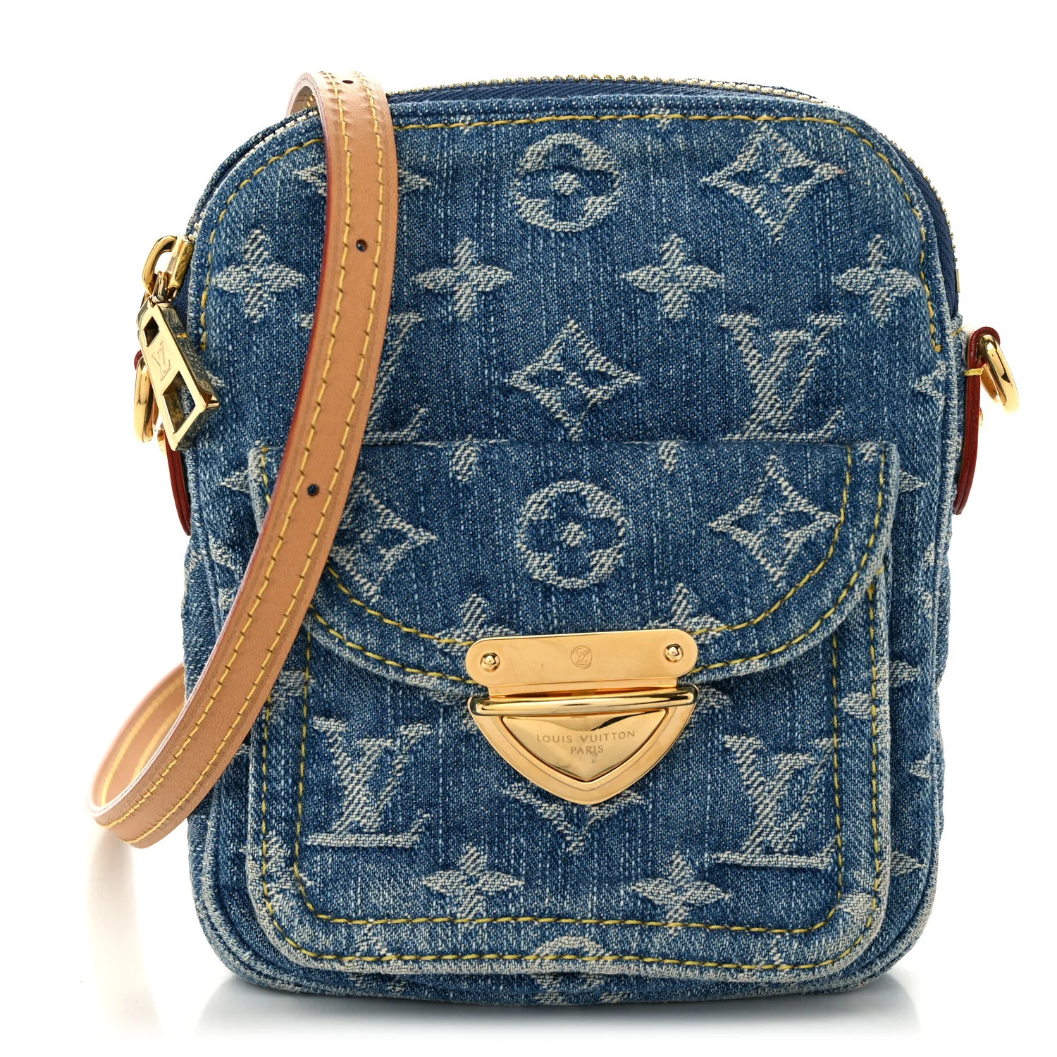 Denim Fairfax Pochette Blue | FASHIONPHILE (US)