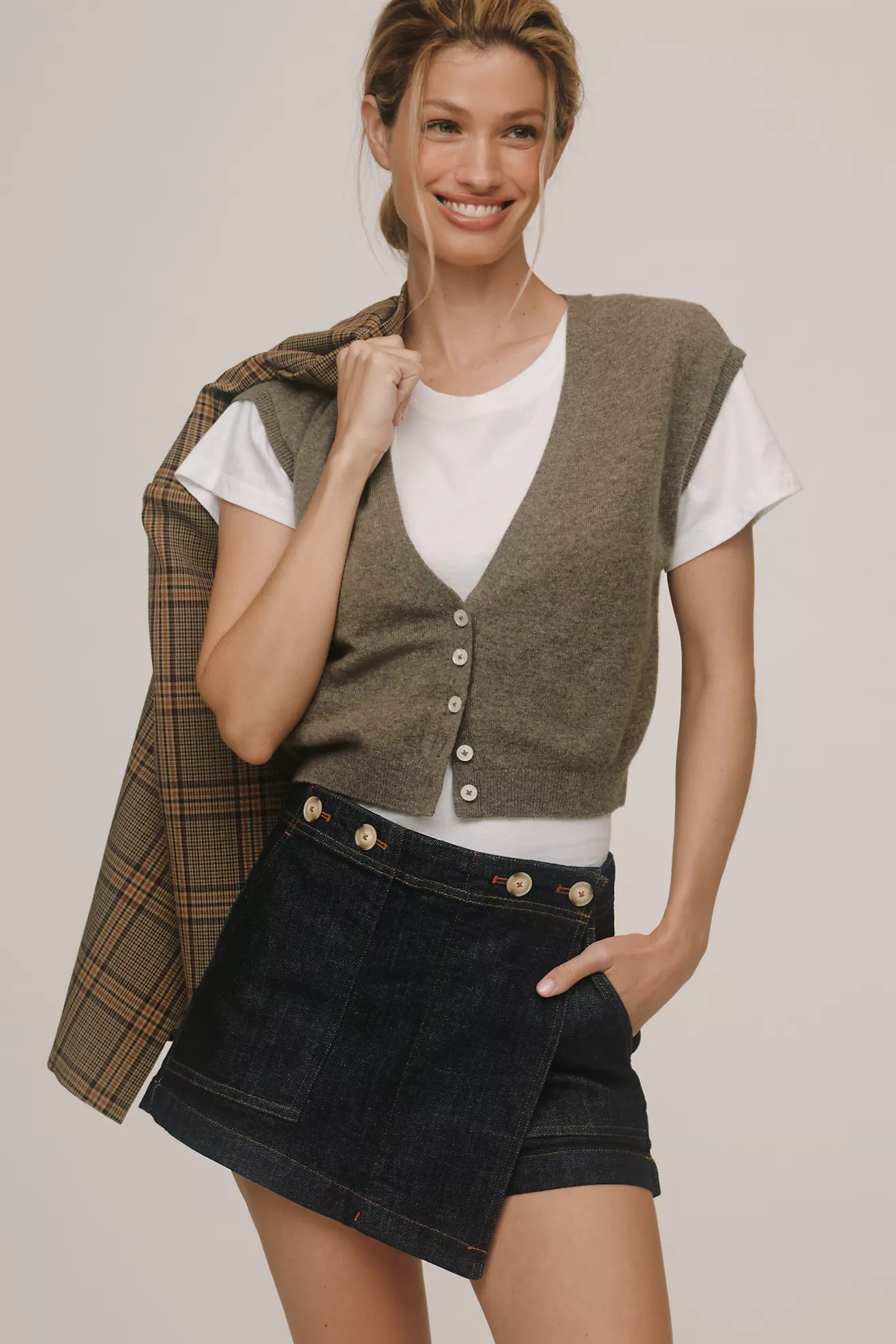 The Kit High-Rise Utility Skort by Pilcro | Anthropologie (US)