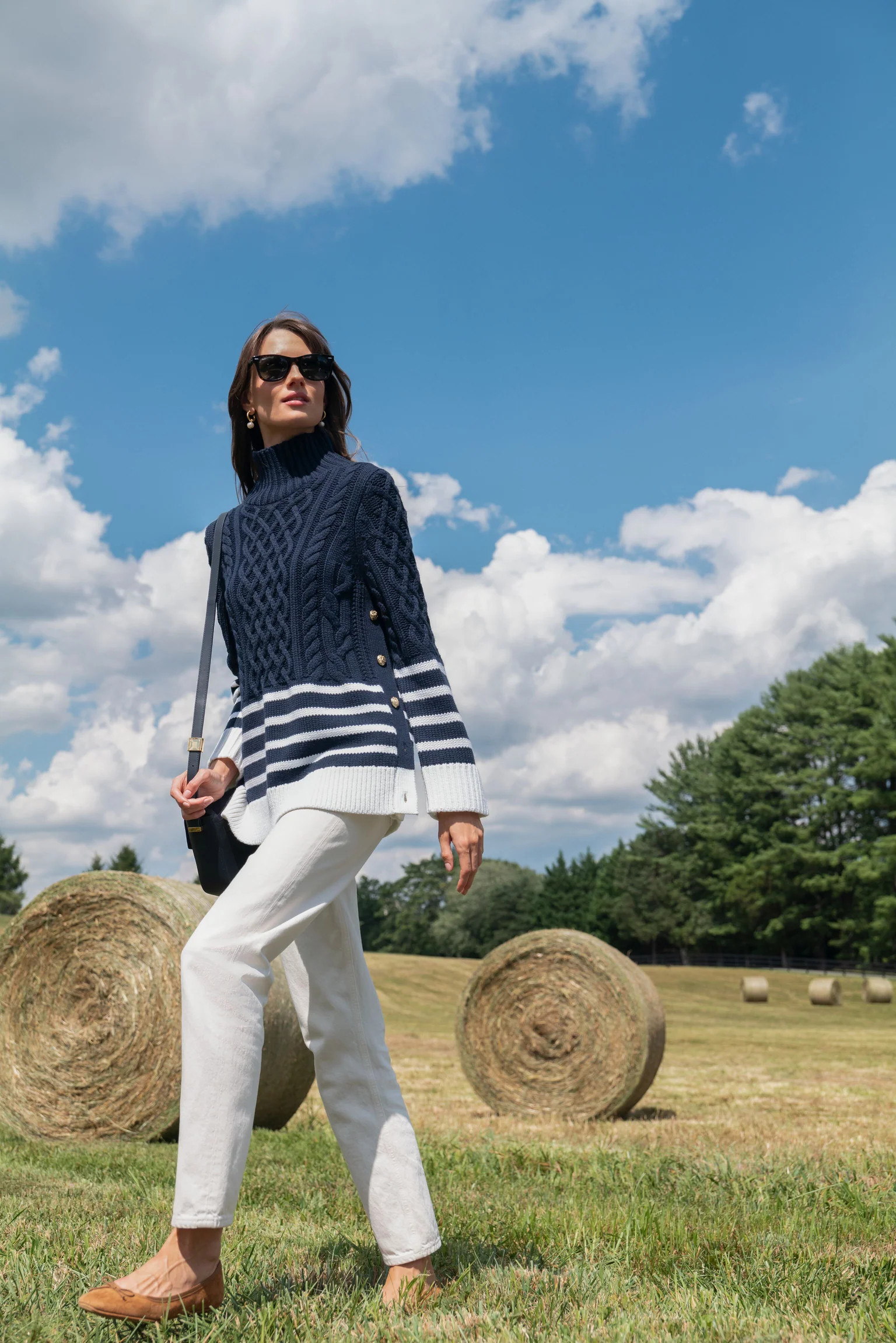 Navy Striped Sankaty Turtleneck | Tuckernuck (US)