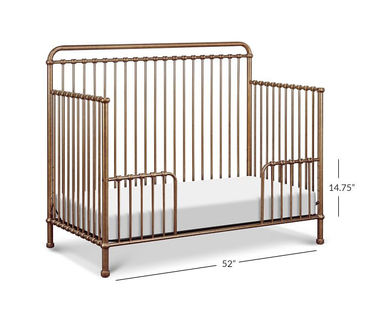 Namesake Winston 4-in-1 Metal Convertible Crib | Pottery Barn Kids