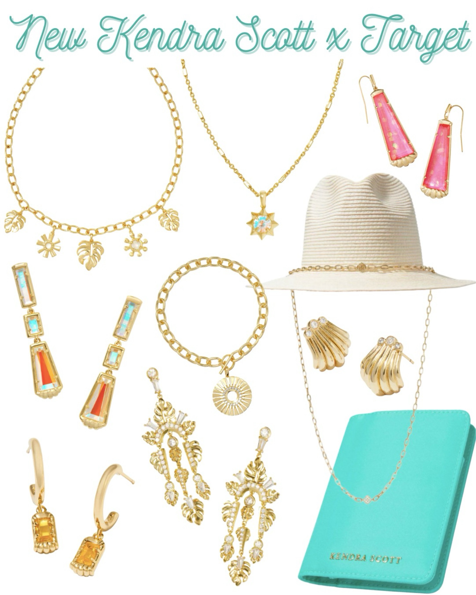 New Kendra Scott x Target Collab Collection ✨ 

Charm necklace, huggie hoops, huggie earrings, trendy jewelry, gold jewelry, Panama hat, straw hat, Pinterest style, statement earrings, dainty necklace 

#LTKGiftGuide #LTKfindsunder100 #LTKfindsunder50