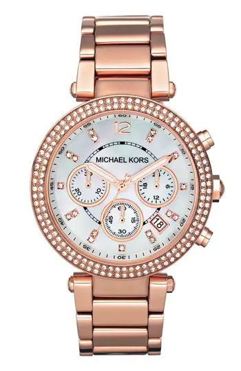 Women's Michael Kors 'Parker' Chronograph Bracelet Watch, 39Mm | Nordstrom