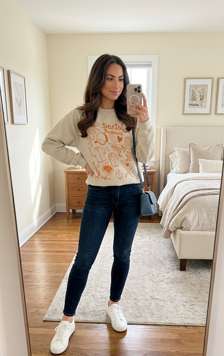 Detroit Tigers game day outfit ⚾🐯💙 Sharing cute Detroit Tigers outfit ideas and women’s Tigers apparel for baseball season! Perfect for a Tigers game at Comerica Park, downtown Detroit, baseball date night, girls’ night at the ballpark, or a summer game day. Easy ways to style Tigers gear with everyday pieces for a cute, trendy baseball outfit you’ll actually want to wear.

#DetroitTigers #TigersGameDay #DetroitTigersOutfit #TigersOutfit #DetroitTigersApparel #TigersApparel #ComericaPark #ComericaParkOutfit #BaseballGameOutfit #BaseballOutfit #BaseballStyle #GameDayOutfit #MLBStyle #WomensMLBApparel #DetroitStyle #DetroitFashion #SummerOutfit #GameDayStyle #LTKStyle #LTKFinds
 

 