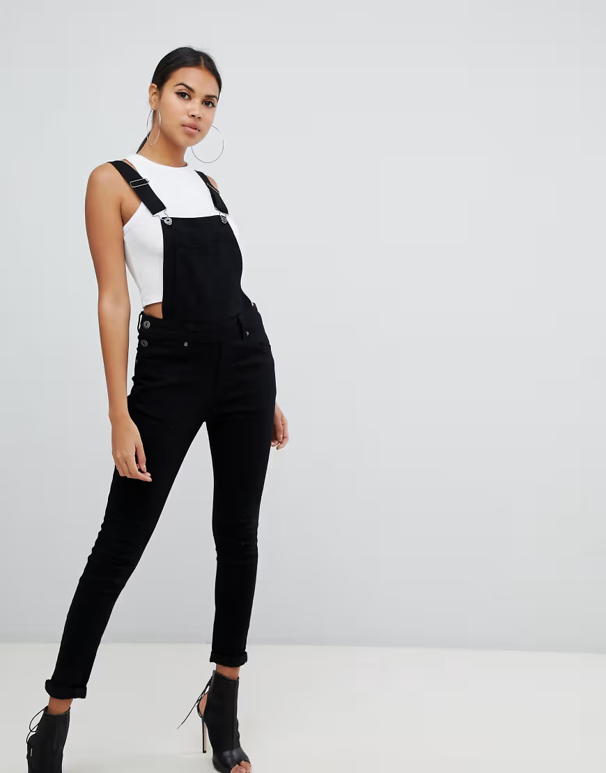 Liquor N Poker skinny overall-Black | ASOS (Global)