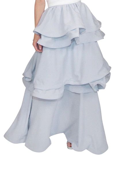 Teagan Tiered Skirt - Blue | Shop BURU