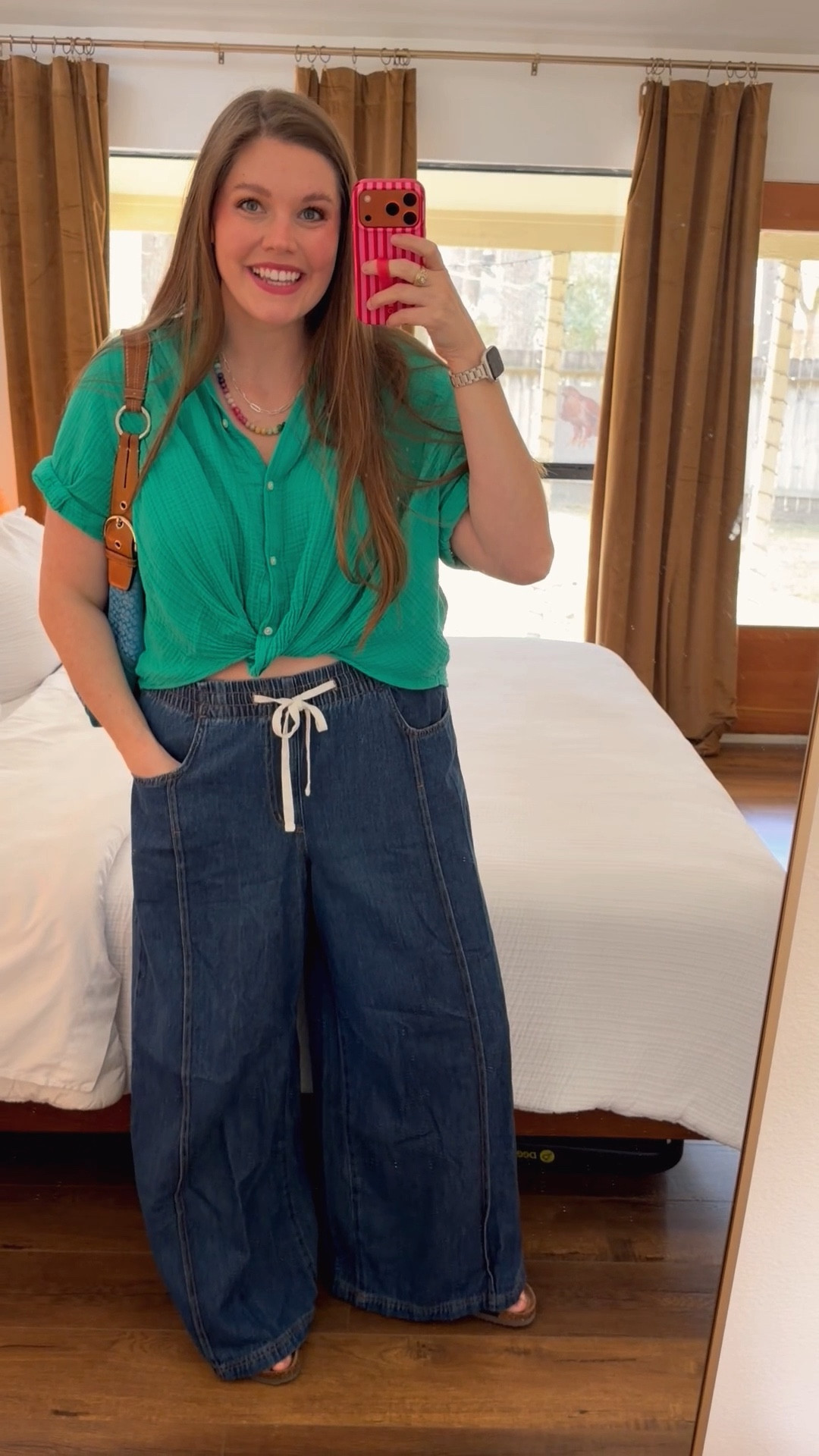 Casual spring outfit idea! …………………. casual fit fall outfit idea wide leg jeans pull on jeans wide leg trousers wide leg pants wide leg denim tie waist denim tie waist jeans stripe tee rugby tee amazon finds amazon fashion amazon tee target bestsellers target favorites target jeans target denim target trousers revolve dupe citizens of humanity dupe Anthropologie dupe travel look travel outfit ribbed tee fitted tee cropped shirt button down shirt beaded necklace Anthropologie necklace Anthropologie dipe
Colorful outfit sprig trends spring outfit midsize fashion plus size fashion 


#LTKOver40 #LTKootd #LTKMidsize