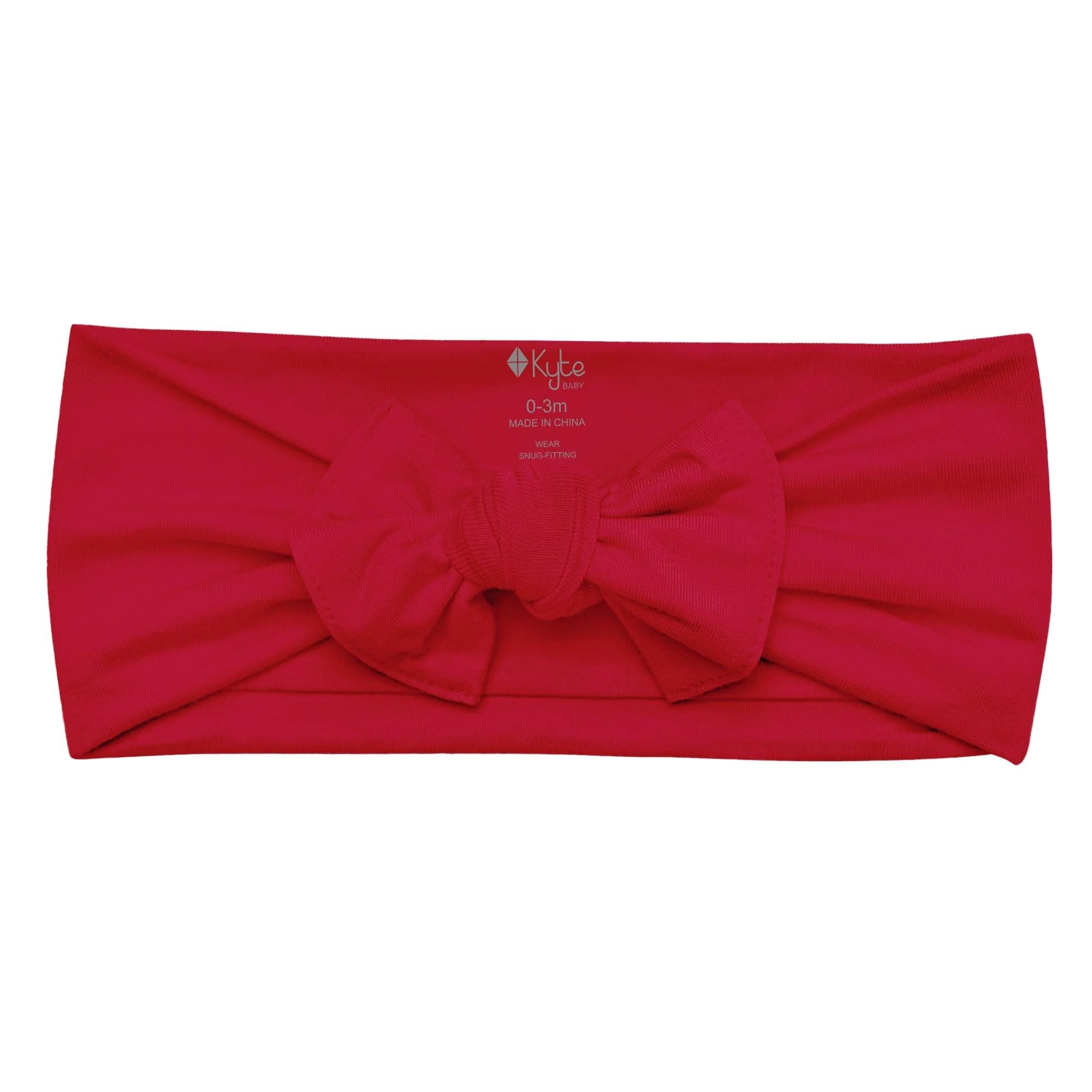 Bows in Cardinal | Kyte BABY