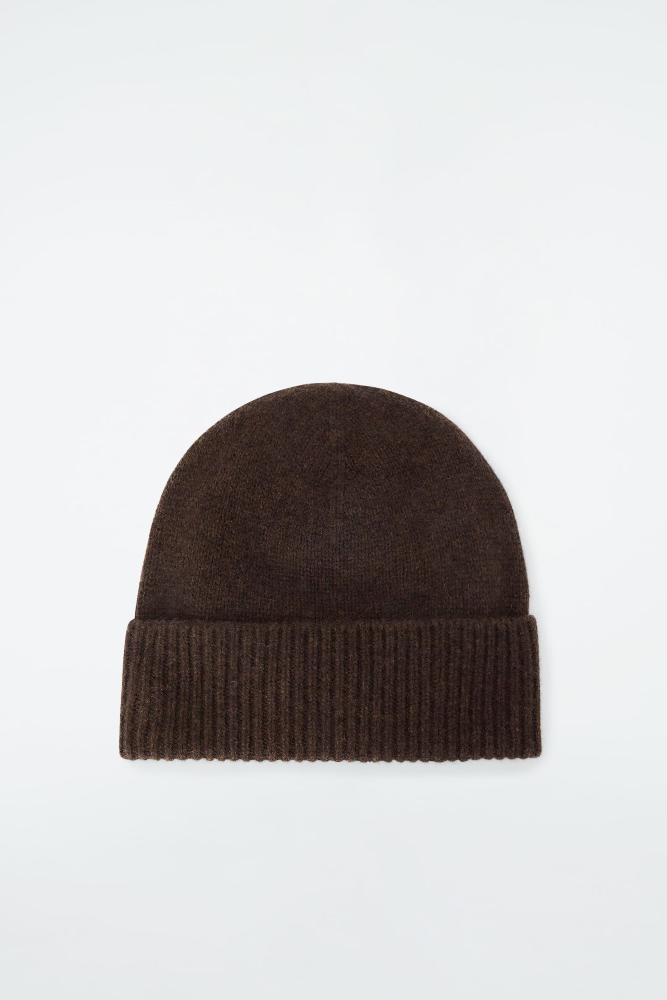 CASHMERE BEANIE - DARK BROWN | COS GB | COS UK