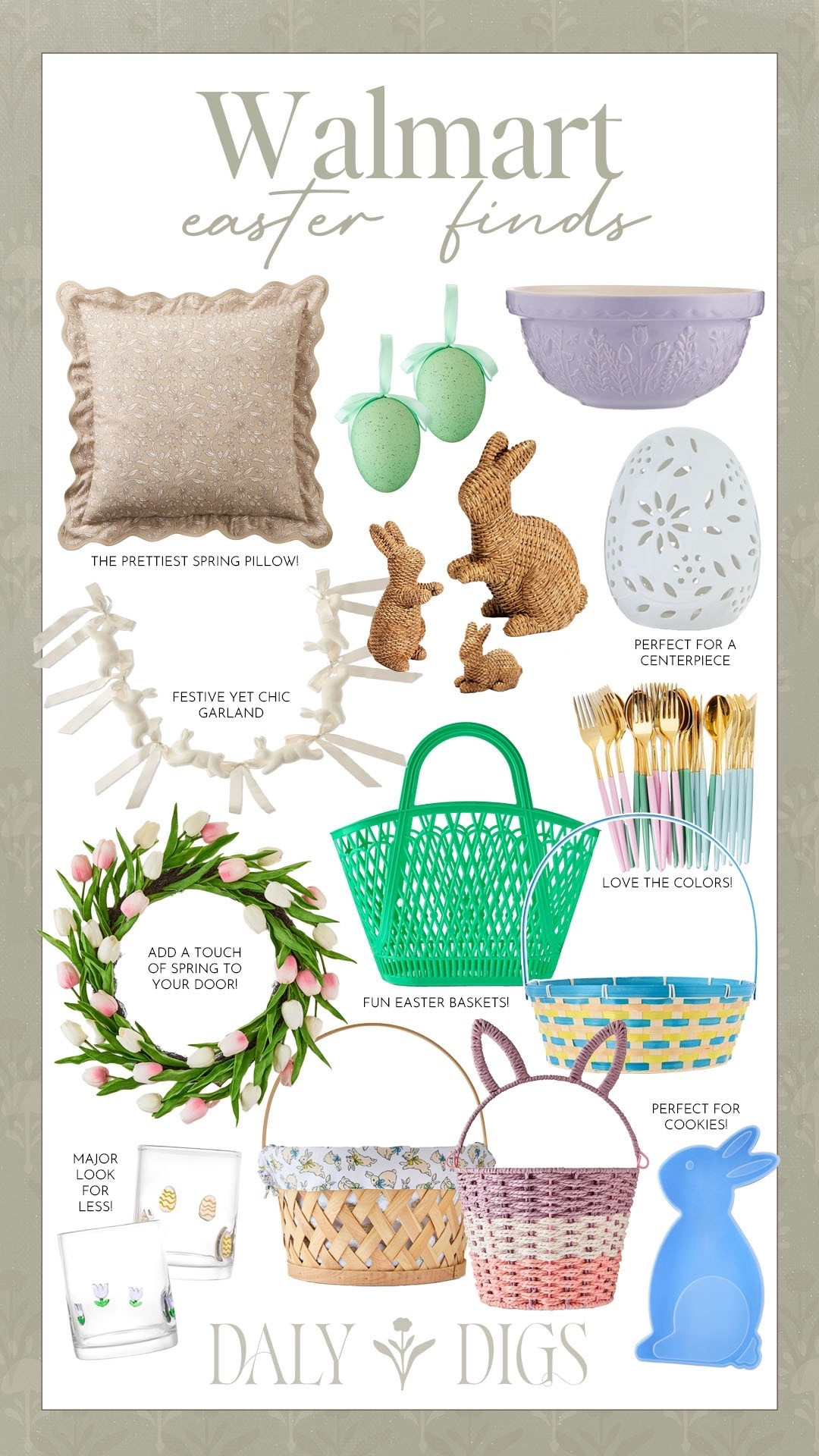 Easter finds from Walmart!

#walmartfinds

Walmart finds. Walmart home. Walmart Easter home decor. Walmart Easter must haves. Walmart Easter basket. Walmart spring pillow  

#LTKdayinmylife #LTKSeasonal #LTKHome