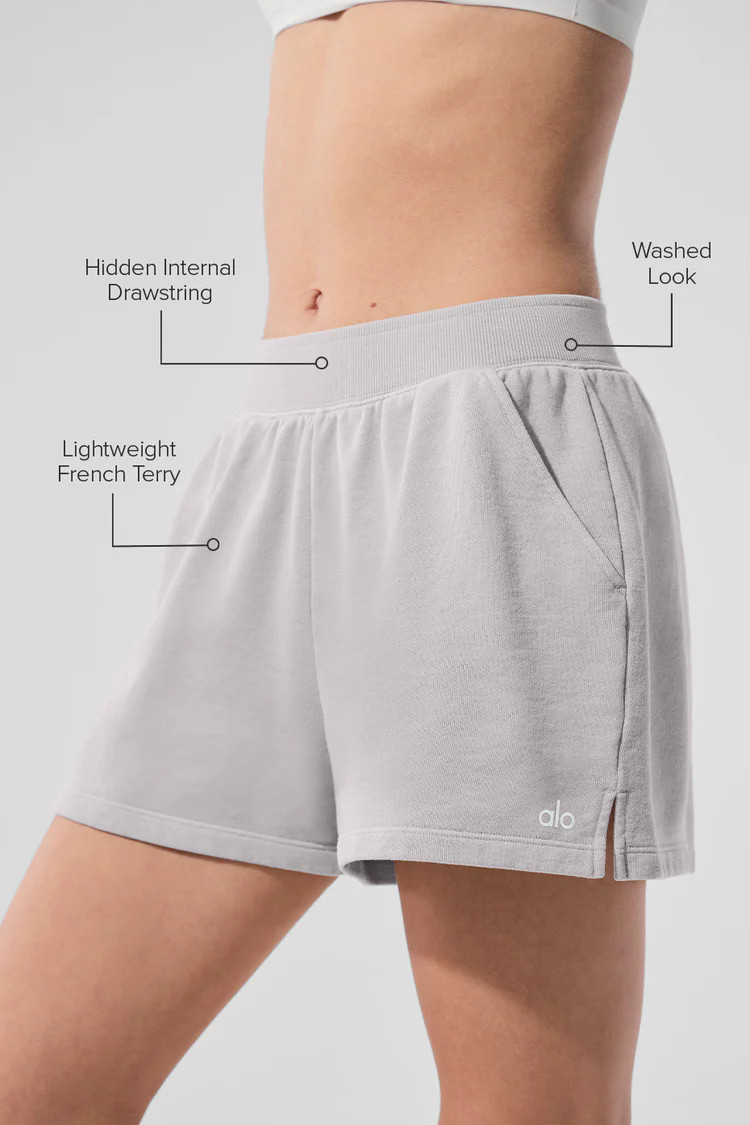 Washed Low Key Sweat Short | Alo Yoga (US)