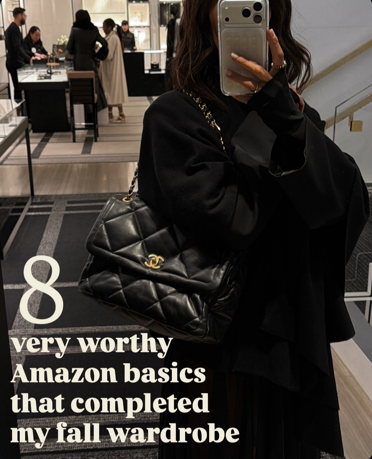 8 very worthy Amazon basics bag completed my fall wardrobe I’m just shy of 5-7” for reference 
Cardigan: sized up to a medium 
Jeans: run tts 
Satin tank: XS 
Oversized tee: small 
 #stylinbyaylin #aylin #amazonbasics #amazon #fallstaples #closetstaples 

#LTKFindsUnder100 #LTKSeasonal #LTKStyleTip