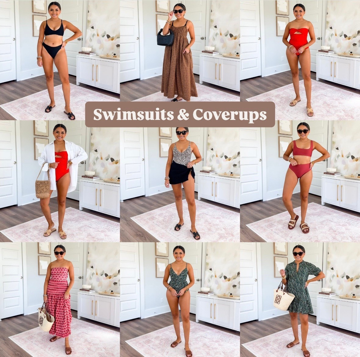 Swimsuits and coverups!
For reference: I’m 5’0, 32b bra size, and 2/26 in bottoms, pear shaped.

Black swimsuit bikini top size xs TTS
Black swimsuit bikini bottom small TTS
Leopard print coverup dress size xxs TTS
Black sandals size 5.5 TTS

Red swimsuit size 0 TTS
White button down size xs petite TTS
Tan sandals size 5.5 TTS

Leopard print swimsuit size 0 TTS
Black coverup skirt size xs TTS
Black sandals size 5.5 TTS

Burnt orange carolina clay swimsuit bikini top size xs TTS
Burnt orange carolina clay swimsuit bikini bottom size small TTS
Brown sandals size 5 TTS

Coral floral swimsuit size 0 TTS
Coral floral coverup skirt size 0 - sized down one size, this skirt runs big in the waist
Brown sandals - old, similar linked 

Black and green floral swimsuit size 0 TTS
Black and green floral swimsuit coverup size xs petite - lined underneath, can alslo be worn as a dress
Brown sandals - old, similar linked 

Swimsuits
Bikinis
One piece swimsuit
Two piece swimsuit
Full coverage swimsuit
Spring break
Summer vacation
Resort wear
Beach outfit
Pool outfit
Travel style
Petite swimsuit
Charleston, SC
Honey Sweet Petite
Honeysweetpetite


#LTKPetite #LTKSwim #LTKTravel