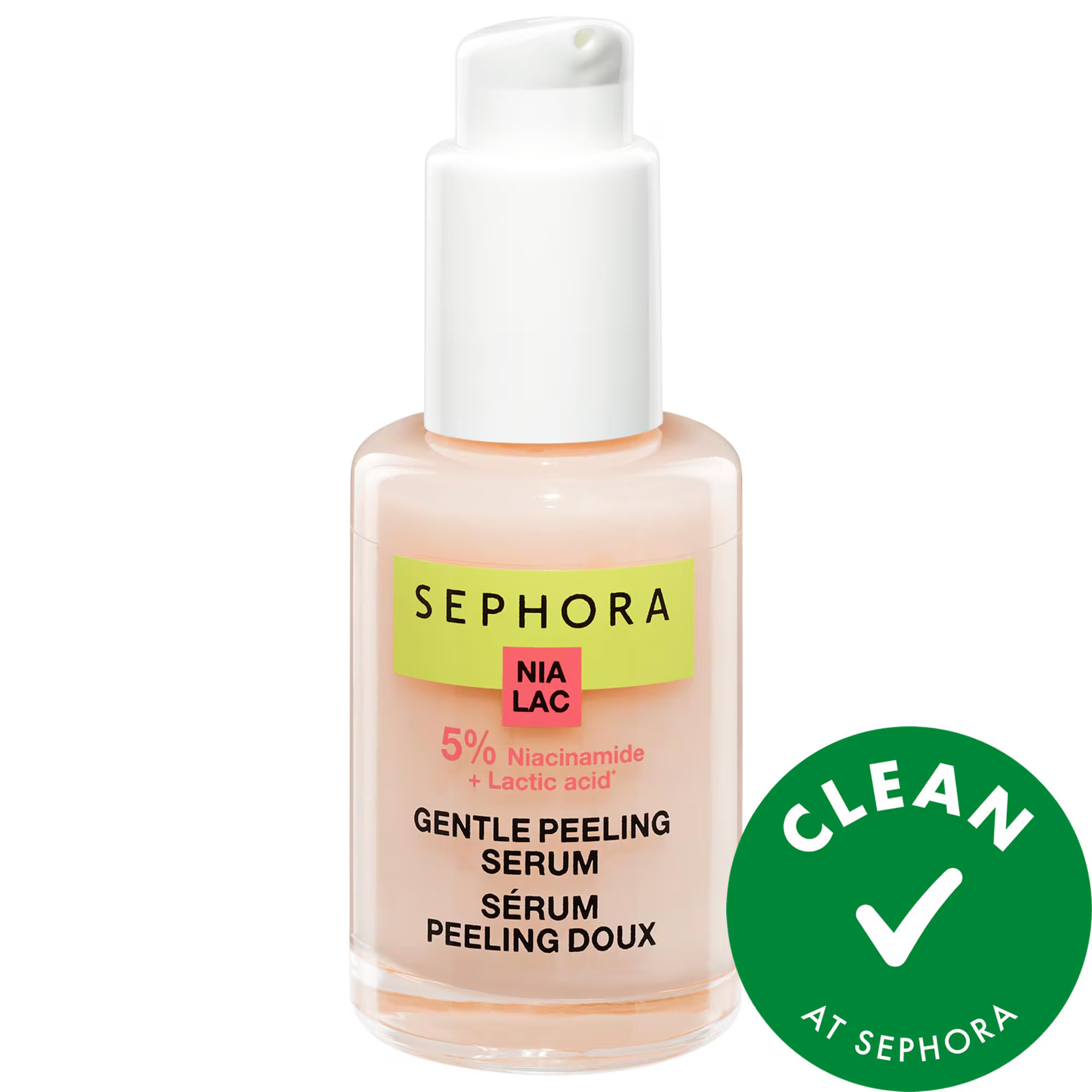 SEPHORA COLLECTION Gentle Exfoliating Peeling Serum with Niacinamide + Lactic Acid 1 oz | Sephora (US)