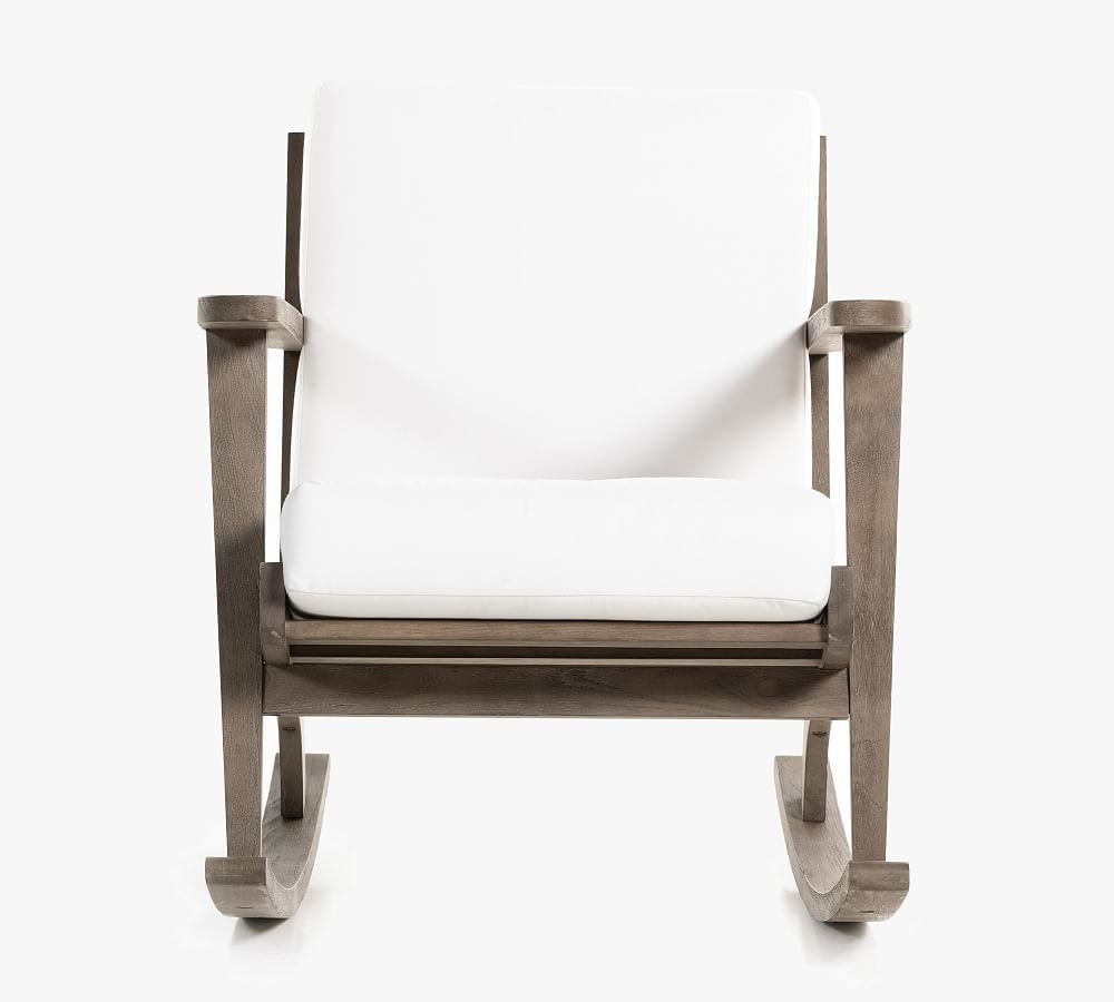 Raylan Teak Outdoor Rocking Chair | Pottery Barn (US)