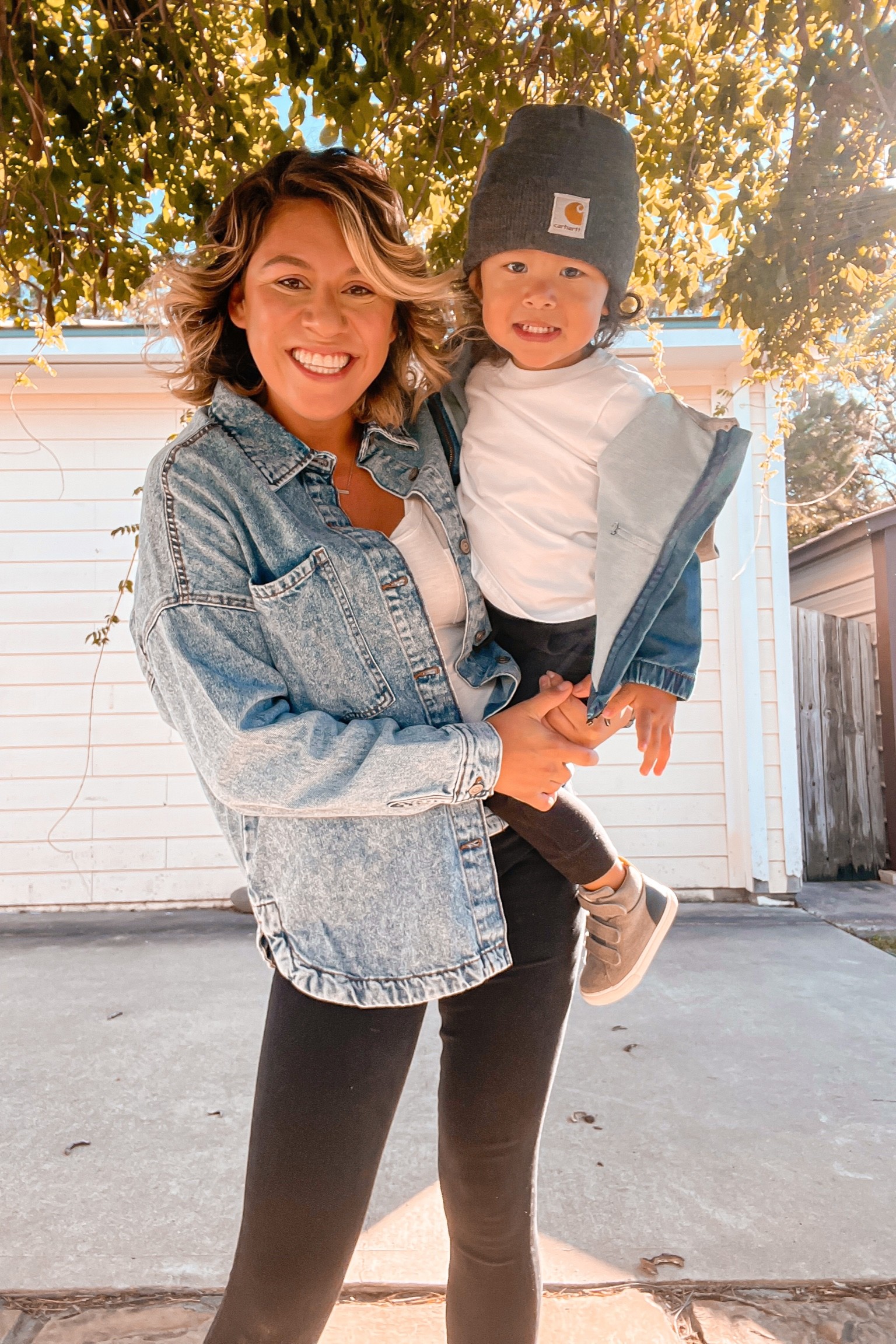 Mommy and me fall vibes! Matching my mini 

#LTKfamily #LTKbaby #LTKSeasonal