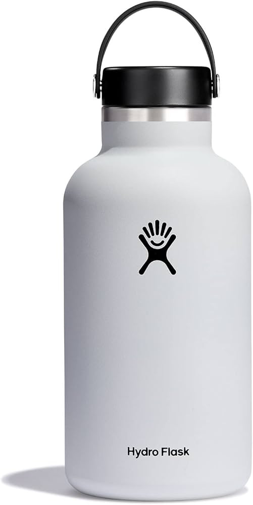 Hydro Flask Wide Mouth vacuum insulated stainless steel water bottle with leakproof closeable lid... | Amazon (US)