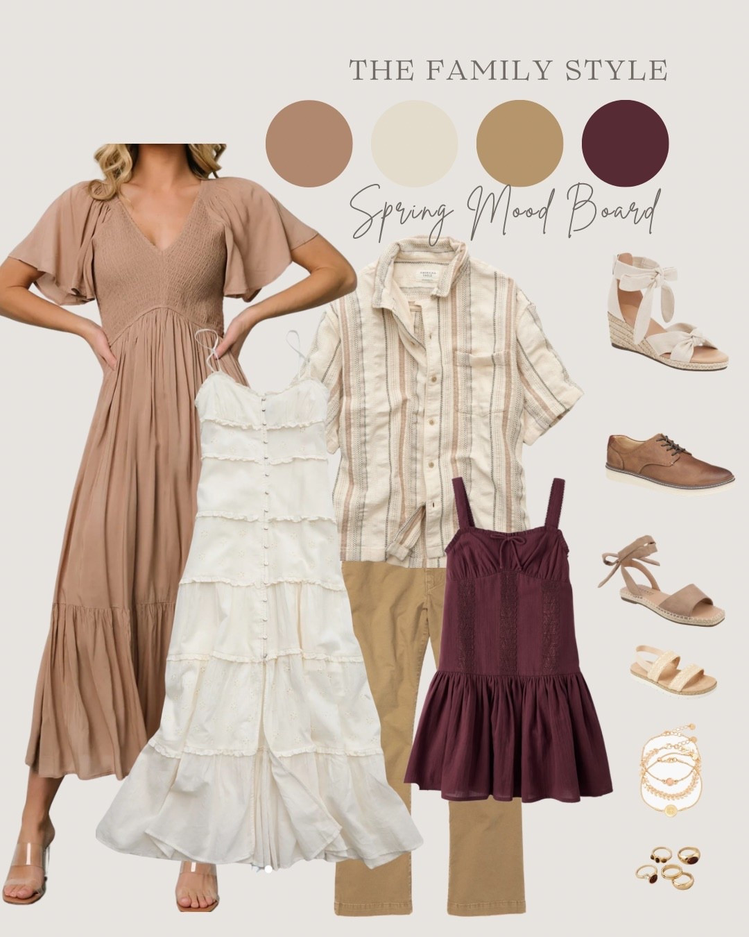 Muted neutrals, a fun pattern, and a bold pop of maroon 🤎

#LTKSeasonal