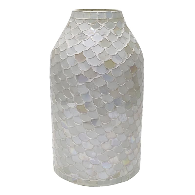 11In Pearl Chalet Mosaic Vase | At Home