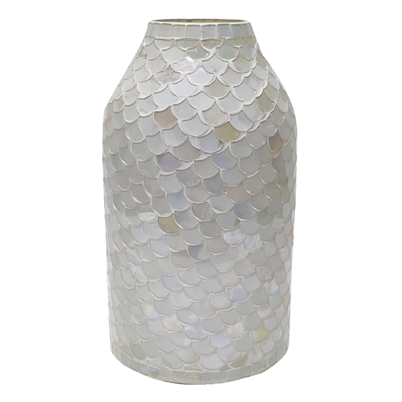 11In Pearl Chalet Mosaic Vase | At Home