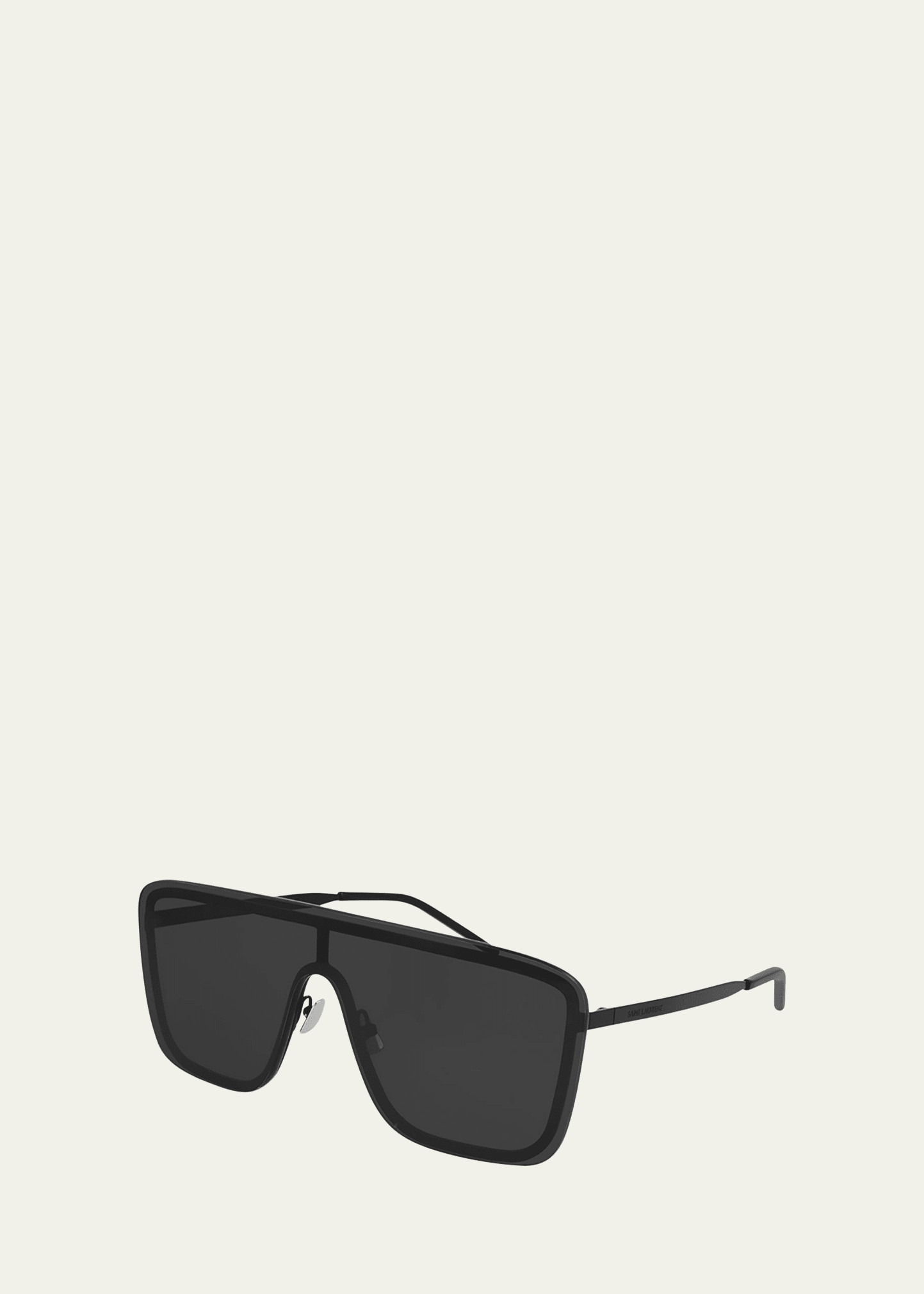 Saint Laurent Mask Shield Mirrored Sunglasses | Bergdorf Goodman