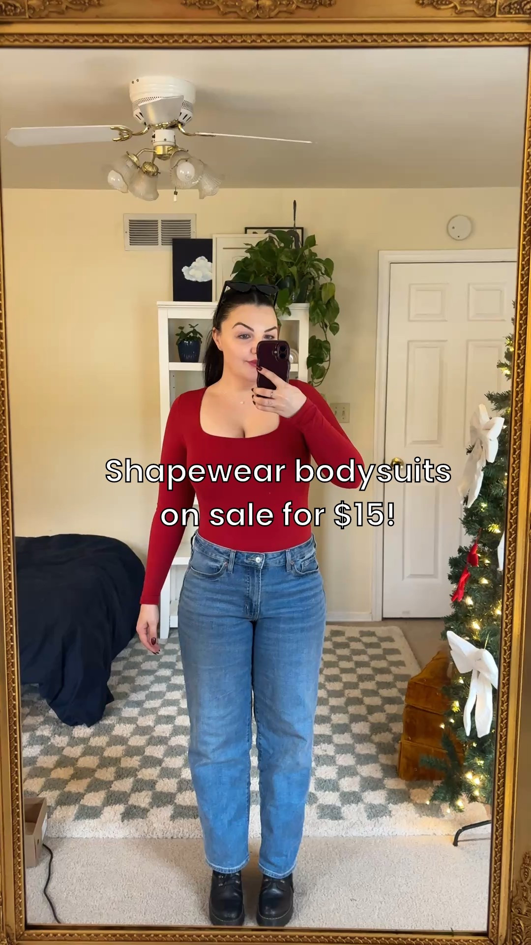 My favorite shapewear bodysuit for layering without the bulkiness ♥️ I’m a size 10 wearing a  M/L

#LTKSeasonal #LTKMidsize #LTKSaleAlert